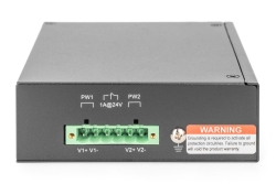 DIGITUS Switch Ind. 8-Port Gigabit Unmanaged schwar