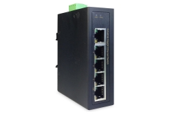 DIGITUS Switch Ind. 5-Port Gigabit Unmanaged schwar