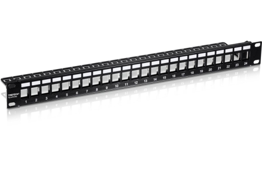 TRENDnet Patchpanel 24-Port Cat6 geschirmt 19 1U Rack
