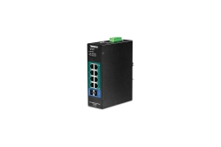 TRENDnet Industrie Switch 10-port Gbit PoE+ L2 IP30 Metall