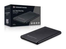 CONCEPTRONIC SSD Gehäuse 2.5SATA HDD/SSD USB-C3.2...