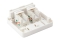 Equip Aufputzdose 2-Port Keystone ungeschirmt weiß Polybeutel