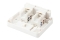 Equip Aufputzdose 2-Port Keystone ungeschirmt weiß Polybeutel