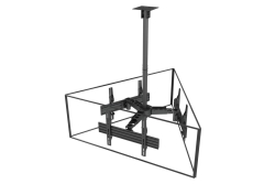 Equip Deckenhalterung 32-65/3TFT 30Kg Triple-Screen sw...