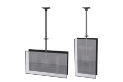 Equip Deckenhalterung 32-75/2TFT 60Kg Rücken->Rücken sw lite Retail