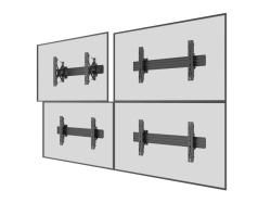Equip Wandhalterung 37-65/1TFT Popout 1Gelenk 30Kg sw lite Retail