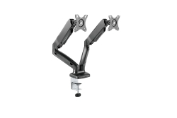 Monitorständer IcyBox 2 Monitore bis zu 27/6.5kg + Tischhal