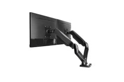 Monitorständer IcyBox 2 Monitore bis zu 27/6.5kg + Tischhal