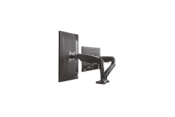 Monitorständer IcyBox 2 Monitore bis zu 27/6.5kg + Tischhal