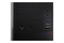 Inter-Tech Geh IT-6865 mit USB Type C Schnittstelle, schwarz