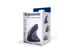gembird Maus OPT ergonomisch wireless 6-Tasten schwarz