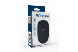 gembird Maus OPT WIRELESS 4 Tasten inkl. nano USB schwarz