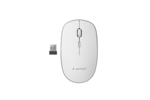 gembird Maus OPT WIRELESS 4 Tasten inkl. nano USB weiß