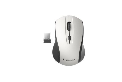 gembird Maus OPT WIRELESS 4 Tasten inkl. USB grau/schwarz