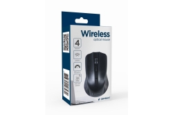 gembird Maus OPT WIRELESS 4 Tasten inkl.nano USB schwarz