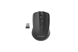 gembird Maus OPT WIRELESS 4 Tasten inkl.nano USB schwarz