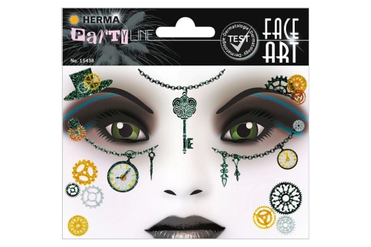 HERMA Face Art Sticker Steampunk Amelia