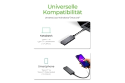 Geh. IcyBox USB 3.1 Typ-C M.2 NVMe SSD Gehäuse extern