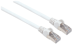 INTELLINET Patchkabel RJ45 S/FTP Cat6 0,5m LSZH Hebels. weiß