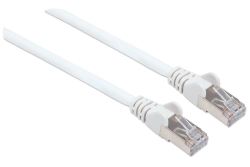 INTELLINET Patchkabel RJ45 S/FTP Cat6 3,0m LSZH Hebels. weiß