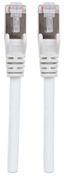 INTELLINET Patchkabel RJ45 S/FTP Cat6 5,0m LSZH Hebels. weiß