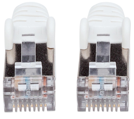 INTELLINET Patchkabel RJ45 S/FTP Cat6 20m LSZH Hebels. weiß