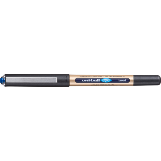 Tintenroller UB-150-10E eye broad - 0,65 mm, blau (dokumentenecht)
