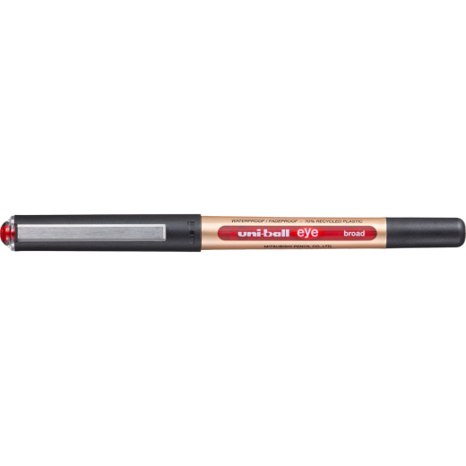 Tintenroller UB-150-10E eye broad - 0,65 mm, rot (dokumentenecht)
