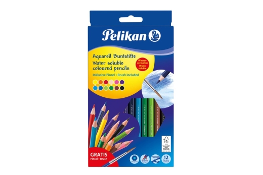 Pelikan Buntstifte Standard Aquarell BSA12LN 12Stk.