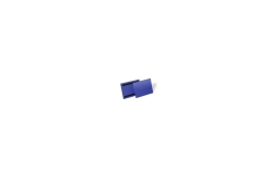 DURABLE magnet. Kennzeichnungstasche A5 quer 50er Pck blau