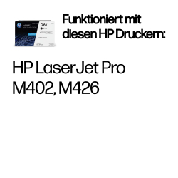 HP 26X 2x Schwarz LaserJet Tonerpatrone