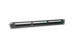 Equip 19 Patchpanel 24xRJ45 Cat6 UTP 1U 250MHz RAL9005