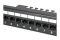 Equip 19 Patchpanel 24xRJ45 Cat6 UTP 1U 250MHz RAL9005