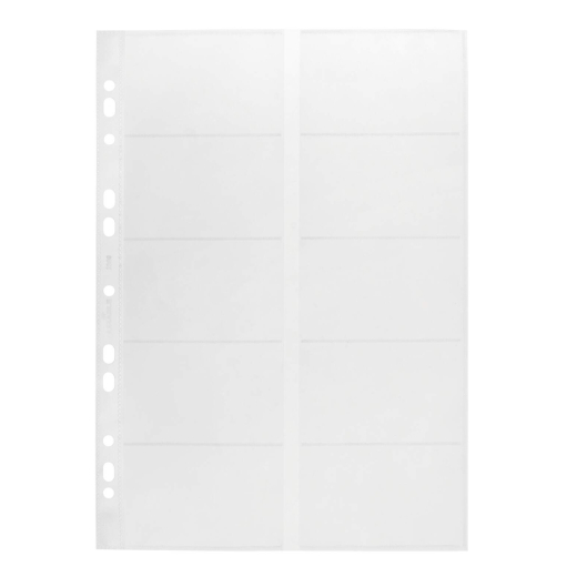 DURABLE Visitenkartenhüllen A4 f2384/2388 transp 10 Stück
