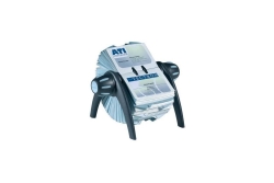 DURABLE VisifixFlip Rotationskartei f400 Visitenkarten schw