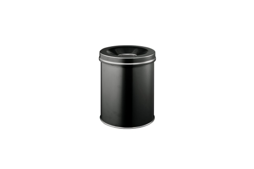 DURABLE Papierkorb Safe rund 15 Liter schwarz