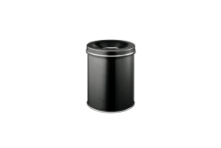 DURABLE Papierkorb Safe rund 15 Liter schwarz
