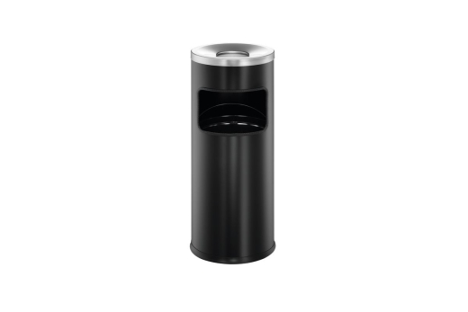 DURABLE Papierkorb Safe mit Ascher rund schwarz