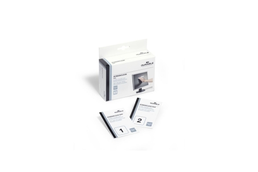 DURABLE Bildschirmreiniger Duo Feucht/Trockentuchset 10 St