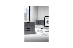 DURABLE Schubladenbox abschließbar Varicolor 4 Fäch mehrfbg