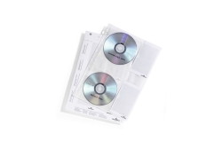 DURABLE 4erCD/DVD-Hülle A4 mit Schutzvlies 5er Btl....