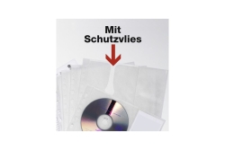 DURABLE 4erCD/DVD-Hülle A4 mit Schutzvlies 5er Btl. transp