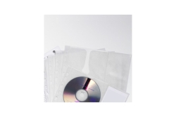 DURABLE 4erCD/DVD-Hülle A4 mit Schutzvlies 5er Btl. transp