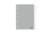 DURABLE Blanko-Register PP blanko Taben 10-teilig grau