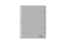 DURABLE Monatsregister A4 Jan-Dez PP volldeck. grau