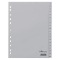 DURABLE Zahlenregister A4 1-20 PP volldeckend grau