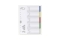 DURABLE Ordnerregister PP blanko/5-fbg f A4 5 Blatt