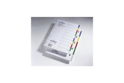 DURABLE Ordnerregister PP blanko/2x5fbg f 10 Blatt
