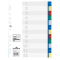 DURABLE Zahlenregister PP 1-12 farbig 12Bl