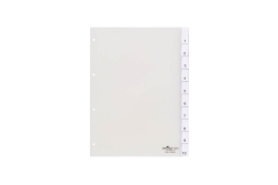 DURABLE Register A4 mit umschweißten Taben 10tlg....